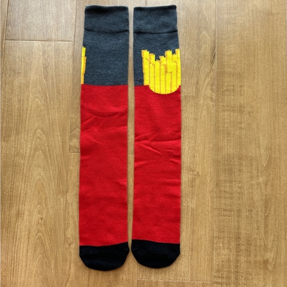 Funky Socks French Fry Socks, 1 Pair of Fun Socks, OS - Picture 6 of 9